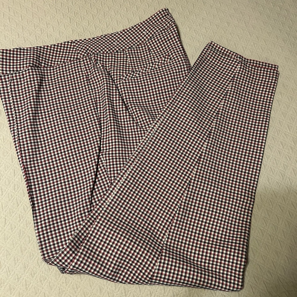 Cato Red and Black Checkered Pants